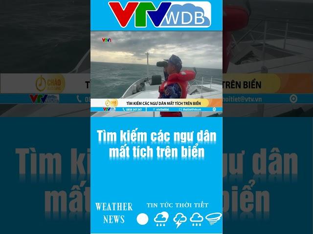 Tìm kiếm các ngư dân mất tích trên biển | VTVWDB