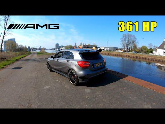 MERCEDES A45 AMG 361HP POV City Drive by Fanatic Drivers