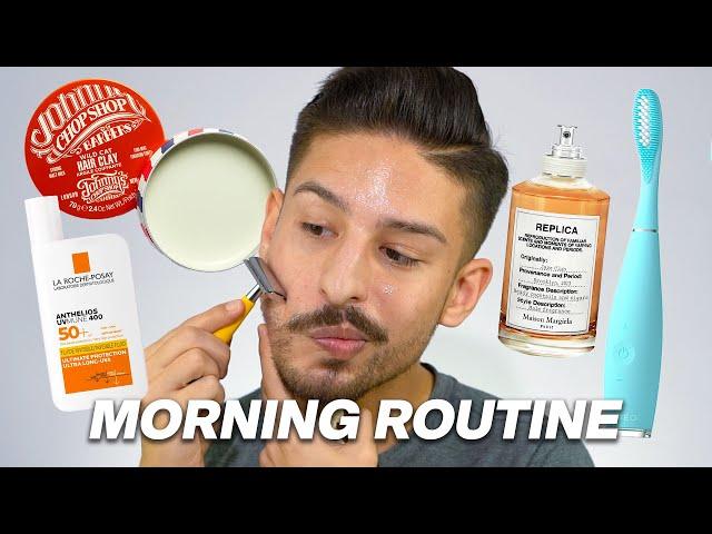 My FULL Morning GRWM Routine | Oral Care, Haircare, Skincare, Fragrance | AD