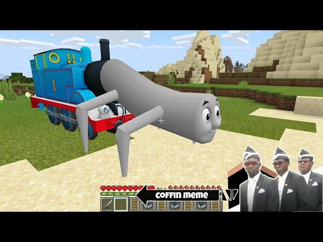 I found Worm Thomas Tank Engine in Minecraft - Coffin Meme