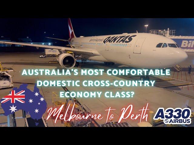 How I flew on Qantas across Australia FOR JUST $99! Melbourne to Perth Airbus A330 Flight Review