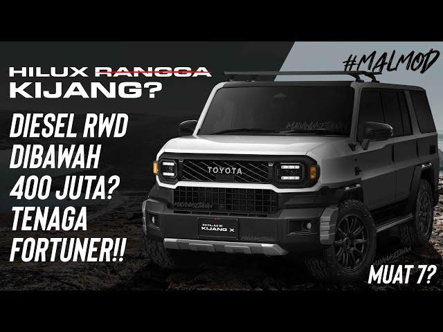 HILUX RANGGA 2025 RASA KIJANG KOTAK? | RWD MUAT 7 TENAGA FORTUNER! | Modification #MALMOD #Hilux