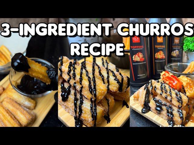 3-Ingredient Churros Recipe | Crunchy on the outside, soft on the inside