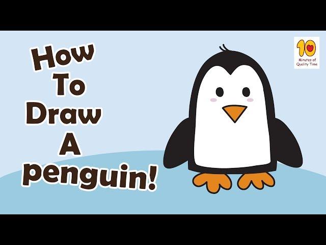 How to Draw a Penguin For Kids Step by Step