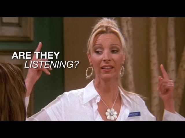 Phoebe Buffay being WEIRD but ICONIC