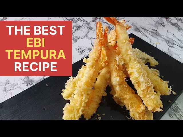 HOW TO COOK RESTAURANT-STYLE EBI TEMPURA (Secret Technique Revealed!) || Chef Nico Garcia