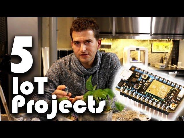 5 Easy IoT Projects you can do! With Particle Photon #Arduino