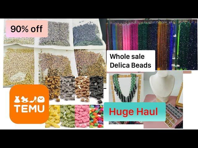 TEMU Haul || Beading Materials for cheap prices || Up to 90%off