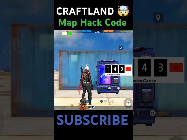 New Craftland map hack Code  The Prince Gamer #freefire #craftland #hackfreefire #shorts #short