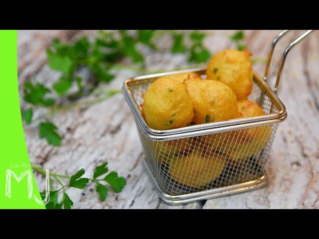 BUÑUELOS DE BACALAO | Receta tradicional de pescado