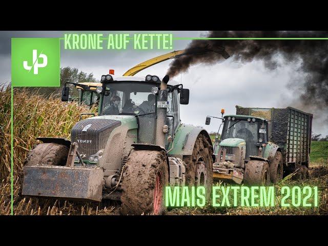 Mais 2021 EXTREM! Krone Big X auf Ketten! Fendt Traktoren || JP Agrar