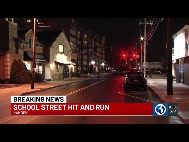 Pedestrian seriously hurt in hit and run in Hamden