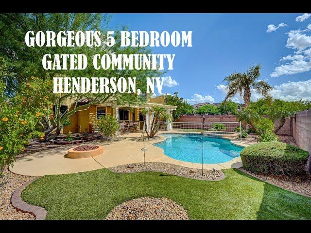 261 Quail Ranch, Henderson, NV 89012 - Video Walkthrough Tour 5 bedroom pool home