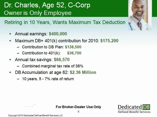 For HD Vest Advisors - 5 Min - DB Plans as a Tax Strategy 9-30-10.wmv