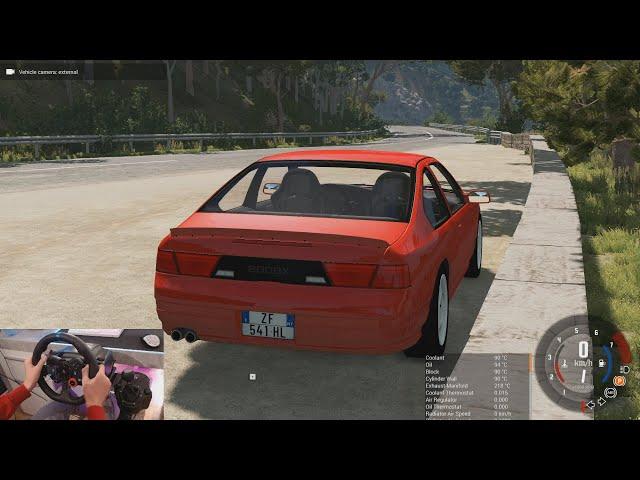 Driving through Italy in a street tuned car with LOGITECH G29 and SHIFTER | BeamNG.drive