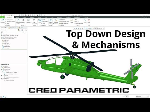 Creo Parametric - Top Down Design and Mechanisms