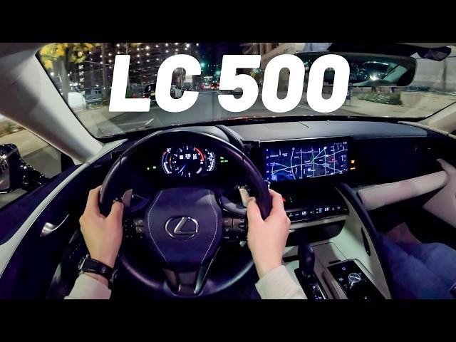 2025 Lexus LC 500 | POV Night Drive