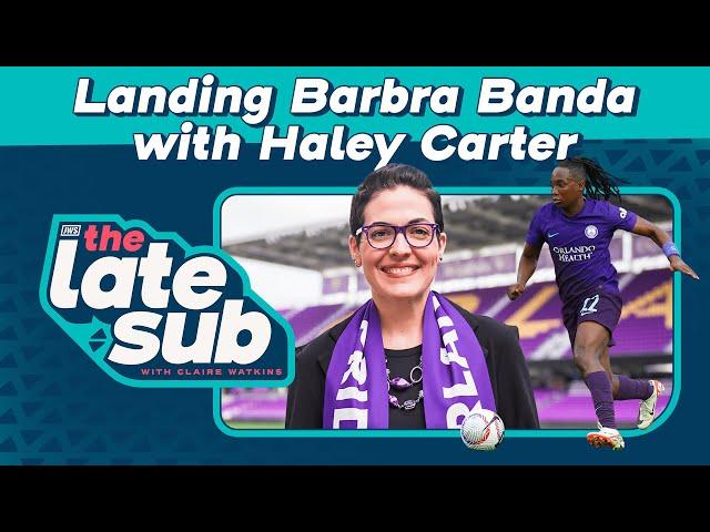 Landing Barbra Banda with Haley Carter | The Late Sub