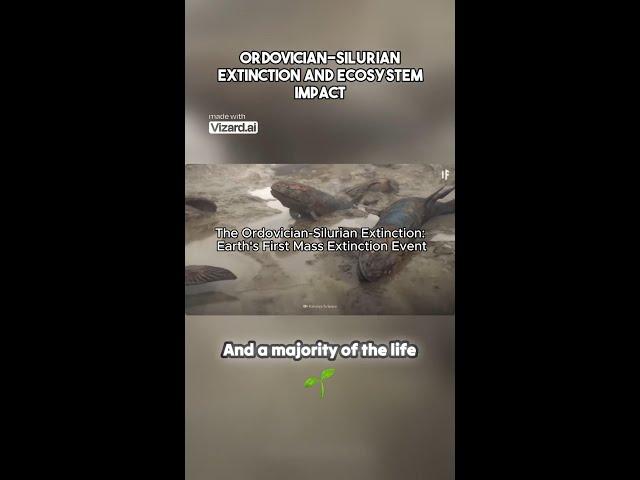 The Ordovician-Silurian Extinction: Earth's First Mass Extinction Event