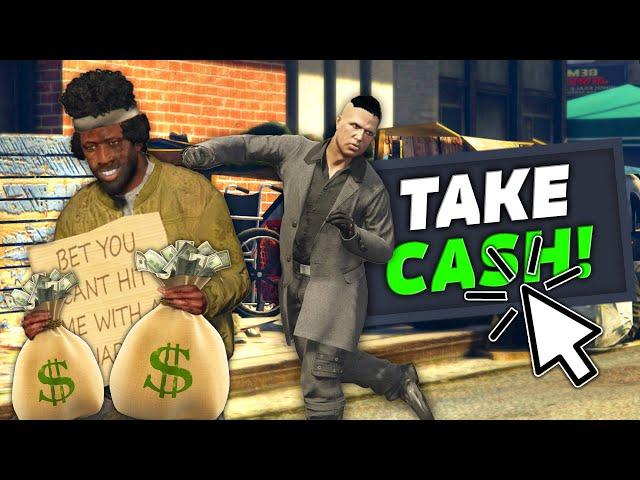 Homeless Man Steals Players Cash! (GTA RP TROLLING)