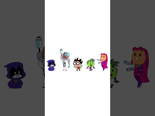 7 Seasons Of Teen Titans Go Dance Animation