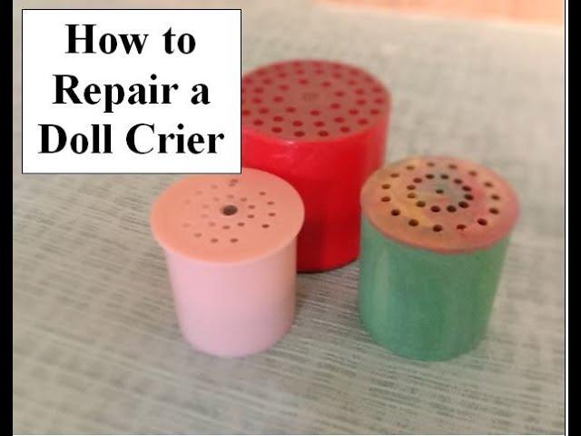 How to repair a doll crier.