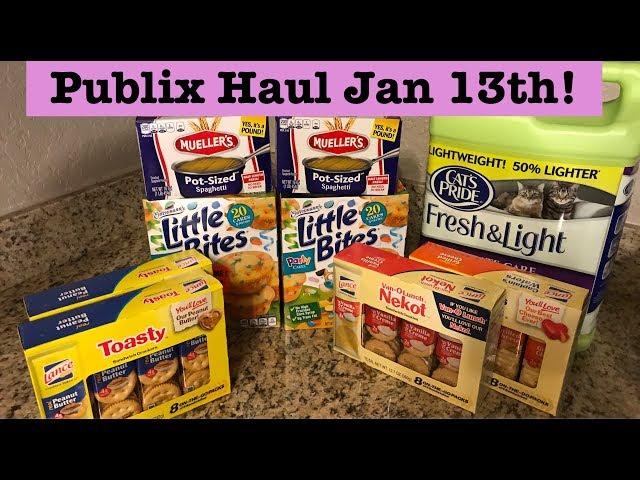 Publix Extreme Couponing Haul| Jan 13, 2019| Cheap Crackers & Pasta!!!