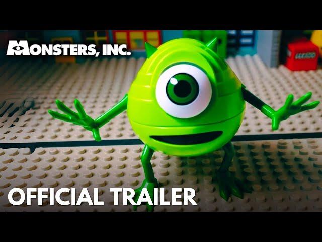 MONSTERS INC Movie Trailer Reimagined by AI in LEGO | Runway Gen 3