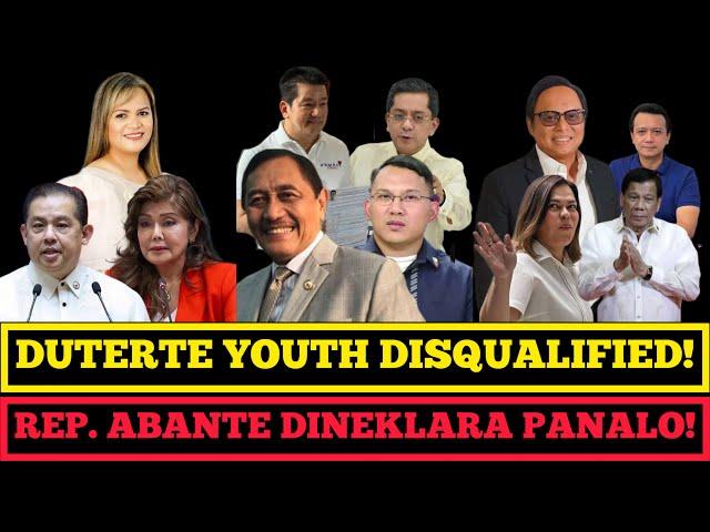 Kent Garcia is live! DUTERTE YOUTH PARTYLIST DISQUALIFIED NA | REP. ABANTE DINEKLARANG PANALO!