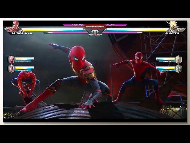 Spider-Men vs Villains with Healthbars