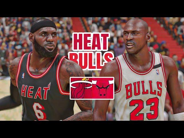 ALL-TIME BULLS vs ALL-TIME HEAT | NBA 2K24 (PS5)