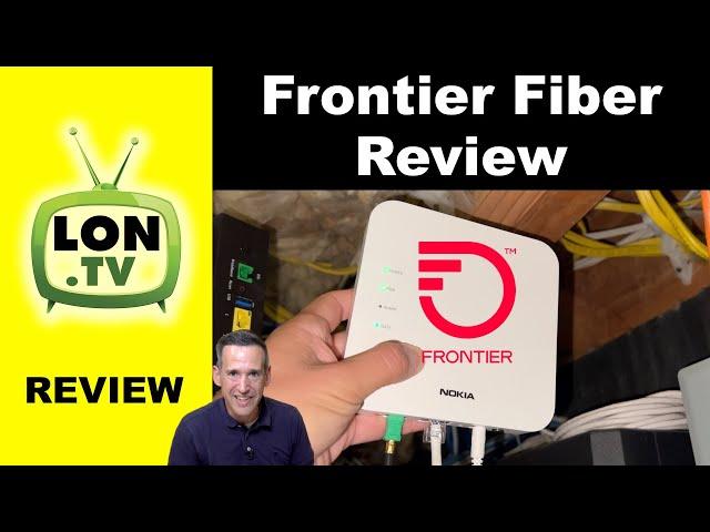 Frontier Fiber Internet Service Review - Connecticut 500 megabit Service - XGS-PON