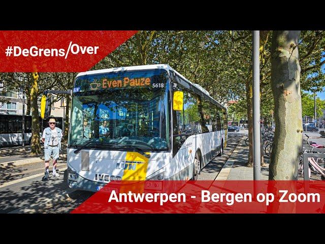 Met de BUS van ANTWERPEN naar BERGEN OP ZOOM via PUTTE #DeGrensOver