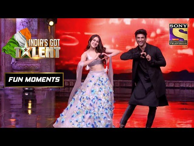 Sara और Sushant ने 'Sweetheart' गाने पर किया Perform! | India's Got Talent Season 8 | Fun Moments