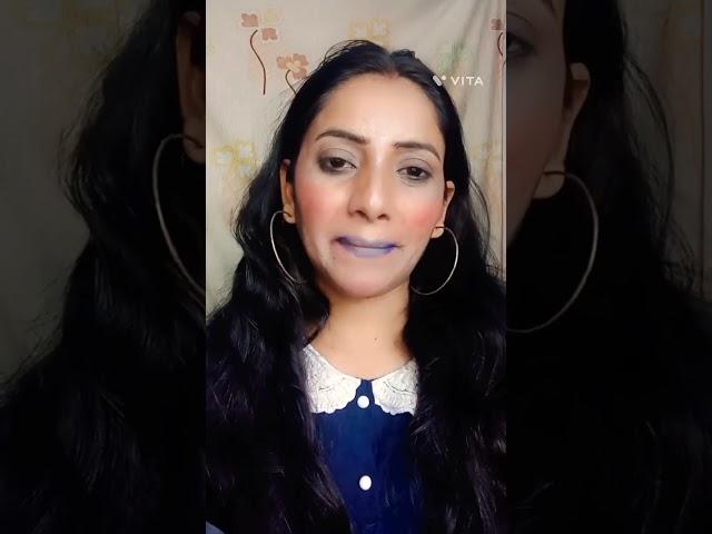 Blue vs wine lipstick hack #hacks #shorts #youtubeshorts #mahisingh