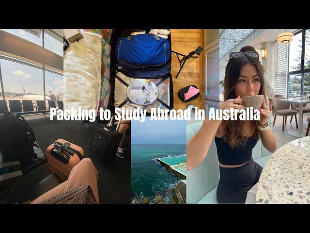 Pack with me | Studying abroad in Australia