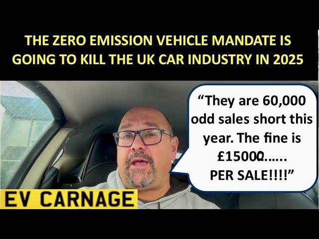 THE CAR INDUSTRY IS DESPERATE! THE ZEVM IS GOING TO CRIPPLE THEM! THE FINES ARE EYE WATERING!!