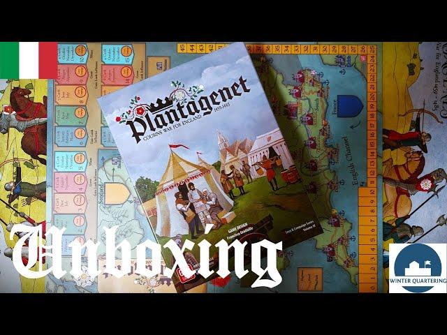 Unboxing | PLANTAGENET, Gmt games | Winter Quartering