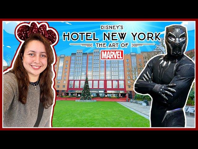 I Stayed at Disney Hotel NEW YORK ART OF MARVEL | Room Tour, Breakfast & MORE! Disneyland Paris 2025