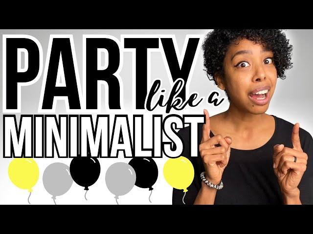 How Minimalist Families Do Birthdays | Minimalist birthday party ideas for your child