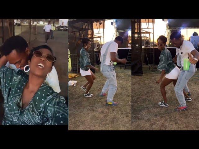 Thato Immaculate and Gash1 doing bedroom dance in public  #thatoimmaculate #gash1