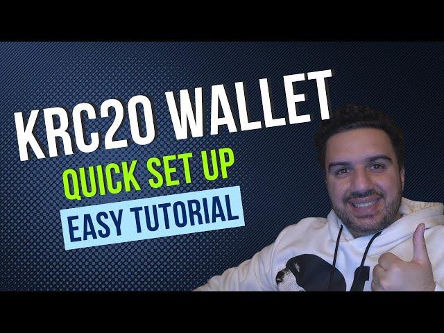 KRC20 Wallet - QUICK SET UP | KRC20 Tutorial