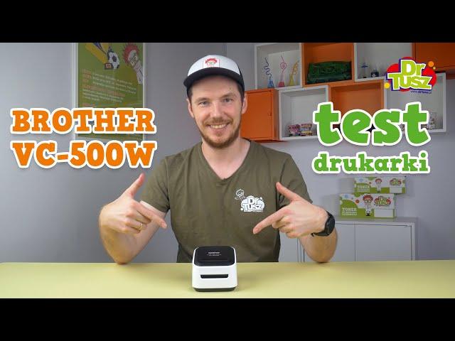 Test kolorowej drukarki etykiet Brother VC-500W | DrTusz.pl