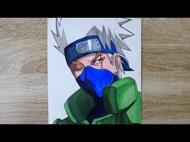 How to Draw Kakashi Hatake-EASY Step by Step Drawing Tutorial