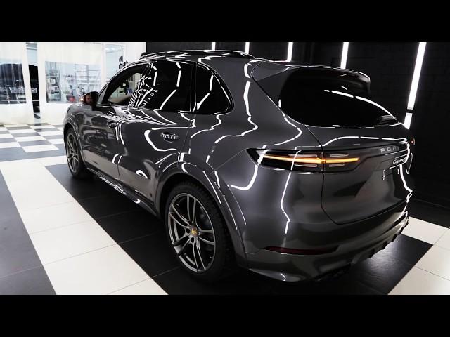 Porsche Cayenne на детейлинг комплексе в Ceramic Pro Irkutsk