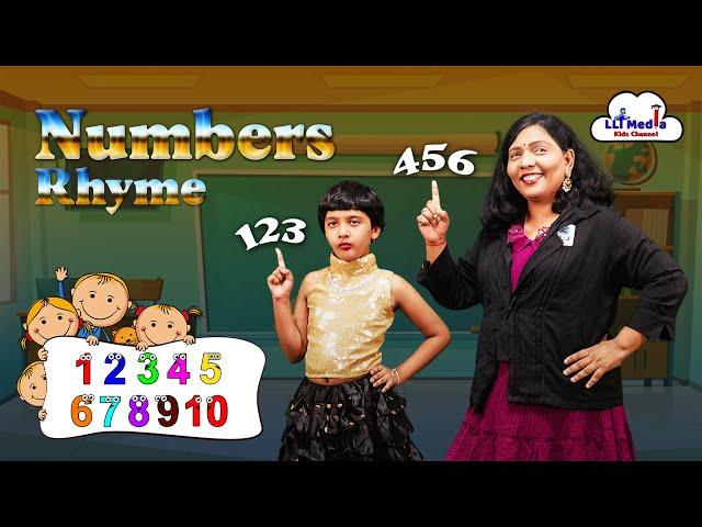 Numbers Rhyme | Nursery Rhymes | LLT Media Kids Channel