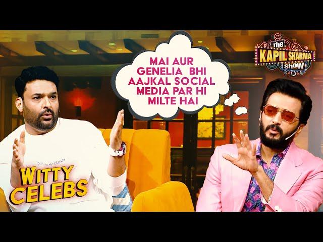 क्या Riteish और Genelia मिलते हैं Social Media पर? | The Kapil Sharma Show | Witty Celebrities