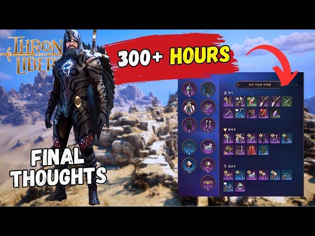 I Spend 300+ Hours Playing Throne and Liberty In END-GAME | Final Thoughts