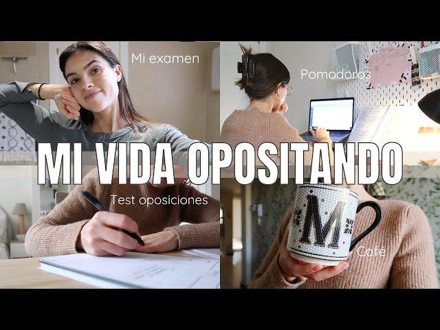 UN DÍA EN MI VIDA | Cómo Preparar Oposiciones Tipo Test y Mi Estrategia de Examen