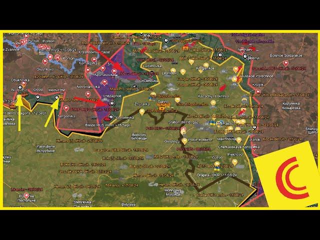 Conflit Ukraine 17/09/24 : Koursk, nouvelle incursion UKR | la contre offensive RUS se poursuit